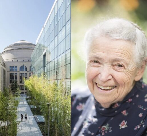 Section of the MIT.nano courtyard has been named the Improbability Walk, in honor of Mildred Dresselhaus.