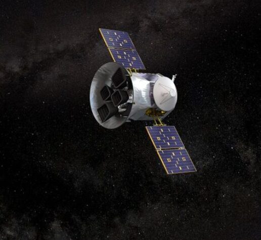 Illustration of NASA's Transiting Exoplanet Survey Satellite.