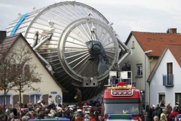 The Karlsruhe Tritium Neutrino Experiment, or KATRIN, is a massive detector based in the town of Karlsruhe, Germany.