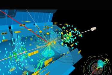 Graphic depicting decay of Higgs boson.