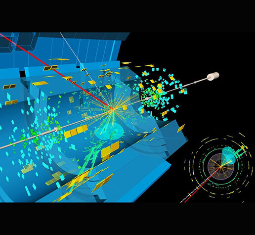 Graphic depicting decay of Higgs boson.