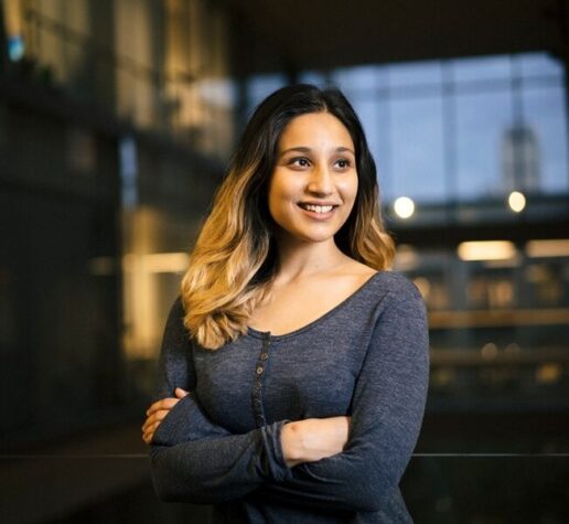 Physics senior Radha Mastandrea