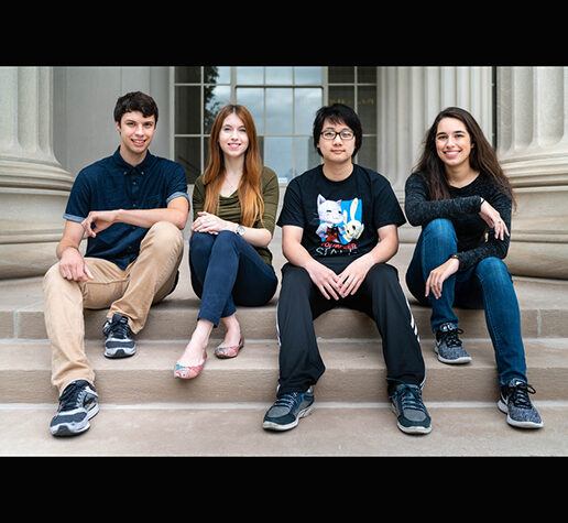 Photo of the four MIT 2018 Department of Energy Computational Science Graduate Fellows
