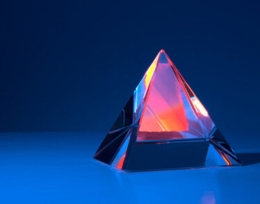 Photo of crystal pyramid