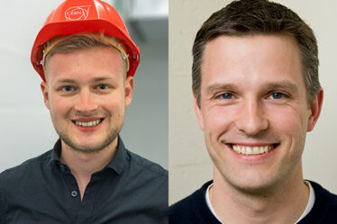 Headshots of Postdoctoral researcher Dr. Jonas Karthein (left) and Professor Markus Klute (right)