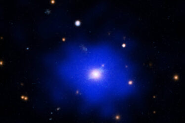 Photo of galaxy cluster SPT-CL J2215-3537