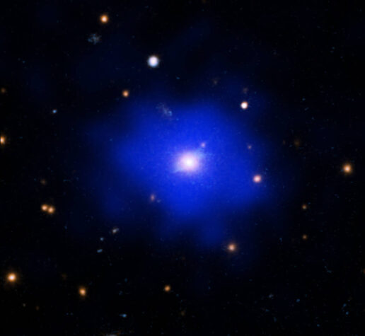 Photo of galaxy cluster SPT-CL J2215-3537
