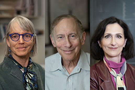 Side-by-side headshots of Nancy Kanwisher, Robert Langer, and Sara Seager