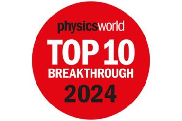 graphic logo for Physics World's Top 10 Breakthroughs of 2024