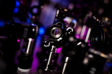 Lens and equipment on the table