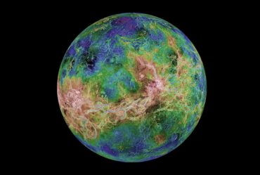 hemispheric view of Venus
