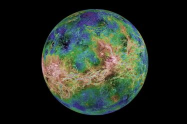 hemispheric view of Venus