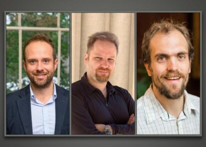 composite image of three headshots